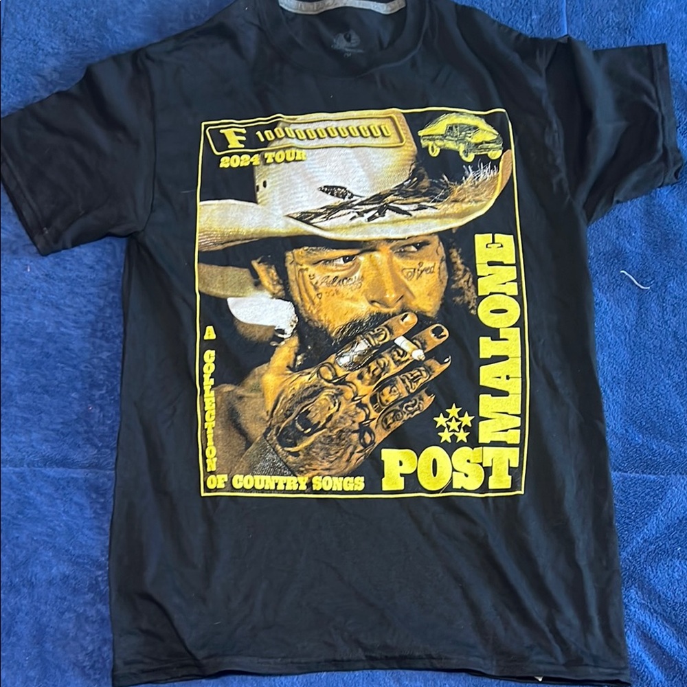 NWOT Post Malone Tour 2024 T-Shirt, Size S